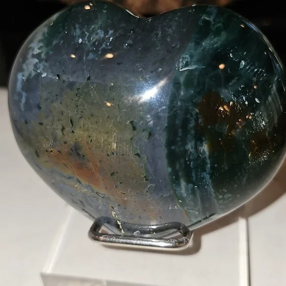 Jasper Heart Super Unique Colors!